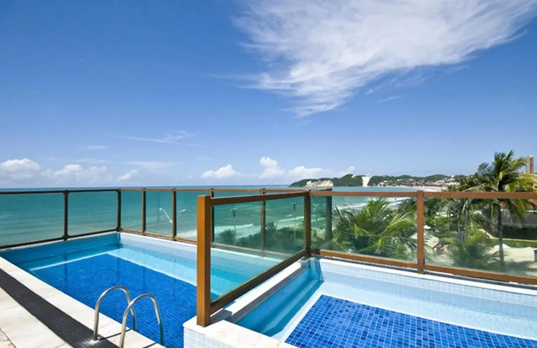 Na praia - Araça 206 Luxo - Lateral vista jardim-1
