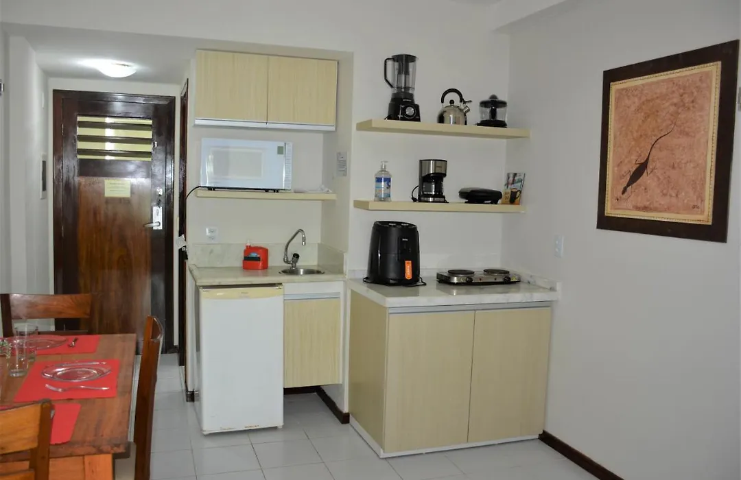 Flat Araca Beira Mar - Apto 508 Lateral Vista Mar Parcial-1