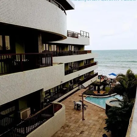 Flat Completo A Beira Mar Com Vista Exuberante - Pe-Na-Areia Mesmo!-2