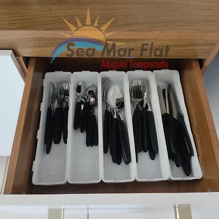SeaMar Flat Natal RN Varandas- completo com ar e cozinha-2