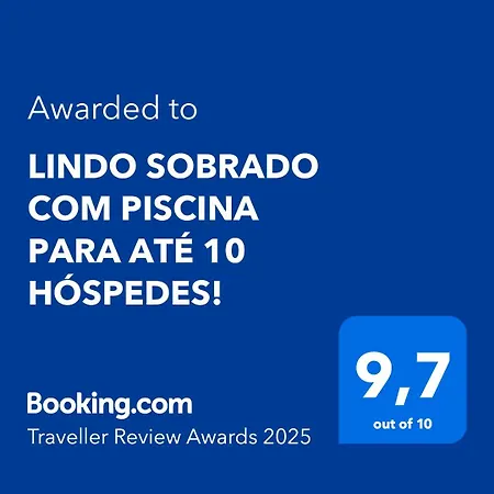 Lindo Sobrado Com Piscina Para Ate 10 Hospedes!-2