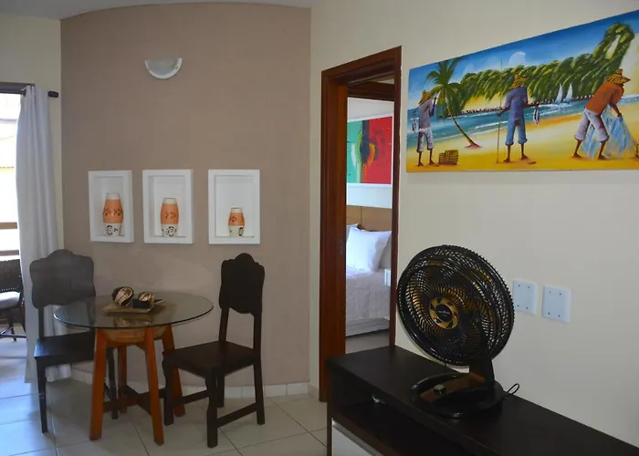 Na Praia - Elegance 402 Luxo - Lateral Vista Mar Natal